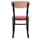 Flash Furniture Red Vinyl Seat Dining Chair with Natural Wood Back XU-DG6V5RDV-NAT-GG - alternate 4